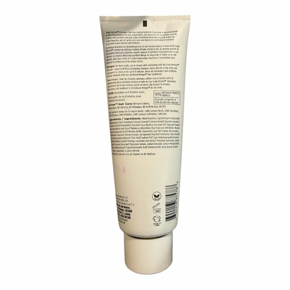 Briogeo Scalp Revival Charcoal + Tea Tree Cooling Hydration Scalp Mask - Vegan - Picture 2 of 5